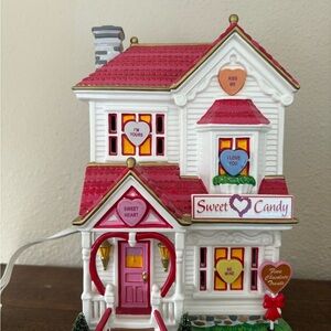 Department 56 Sweetheart Candy Shop from the Original Snow Village collection.